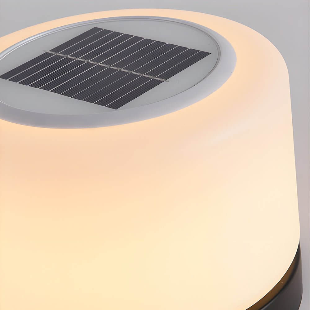 Towern Modern Cylindrical Steel Outdoor Post Pillar Light - Image 5