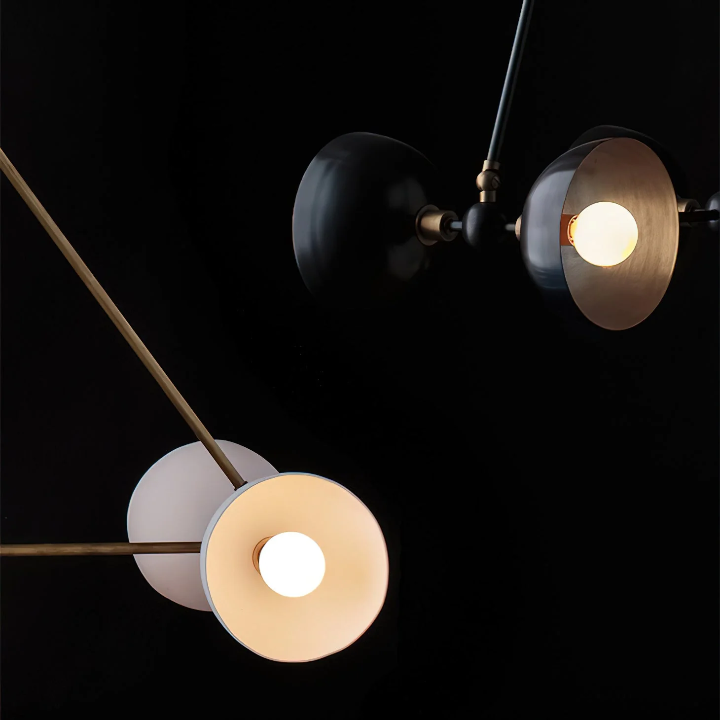 Trapeze Contemporary Glass Chandelier - Image 13