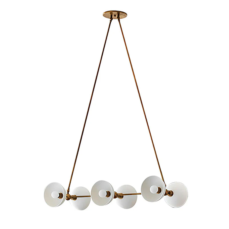 Trapeze Contemporary Glass Chandelier - Image 16