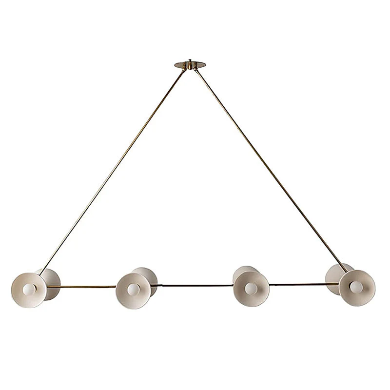 Trapeze Contemporary Glass Chandelier - Image 21