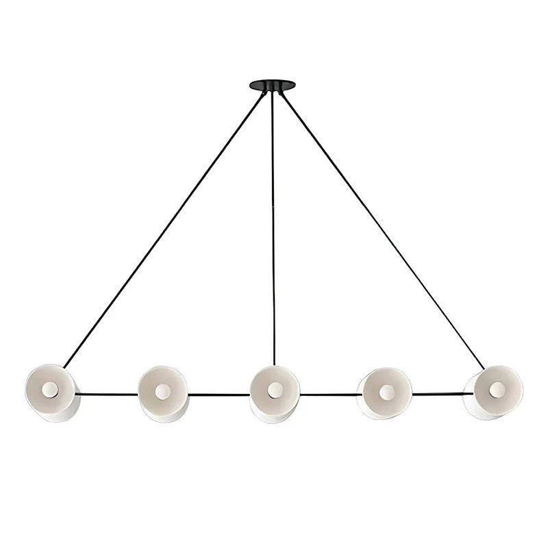Trapeze Contemporary Glass Chandelier - Image 23