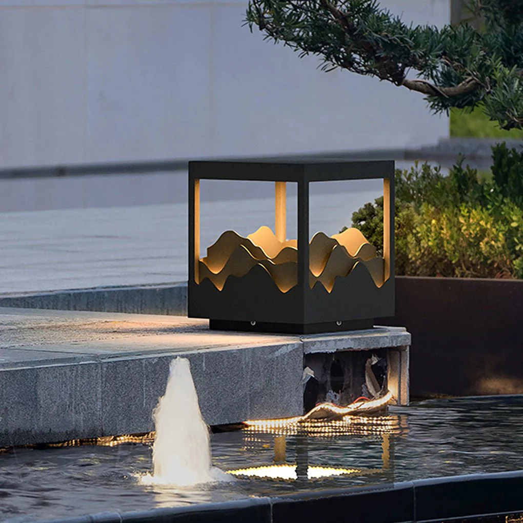 Trent LED Courtyard Atmosphere Landscape Steel Outdoor Lamp - Image 7