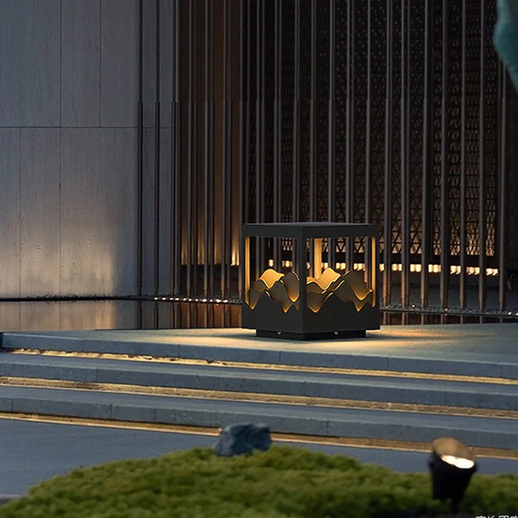 Trent LED Courtyard Atmosphere Landscape Steel Outdoor Lamp - Image 8