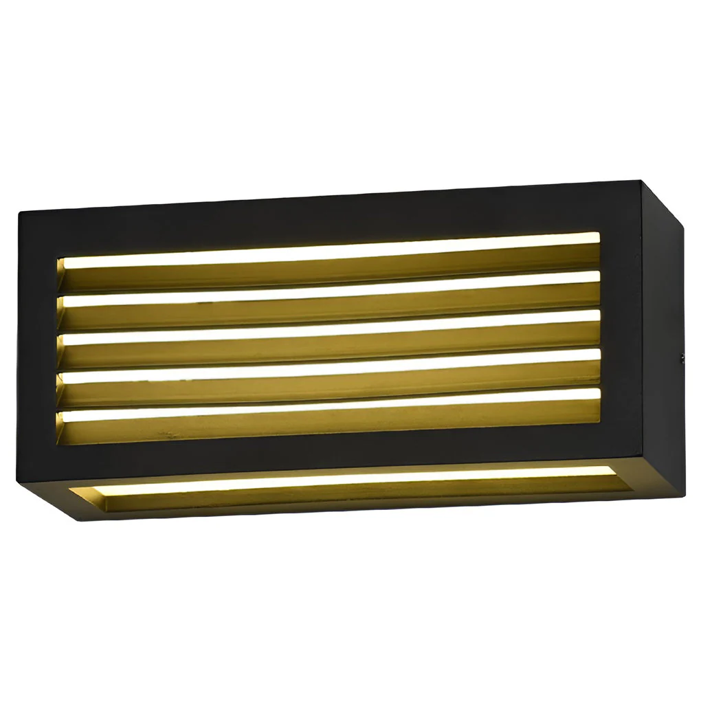 Trina Rectangle Modern Outdoor Wall Sconces - Image 10