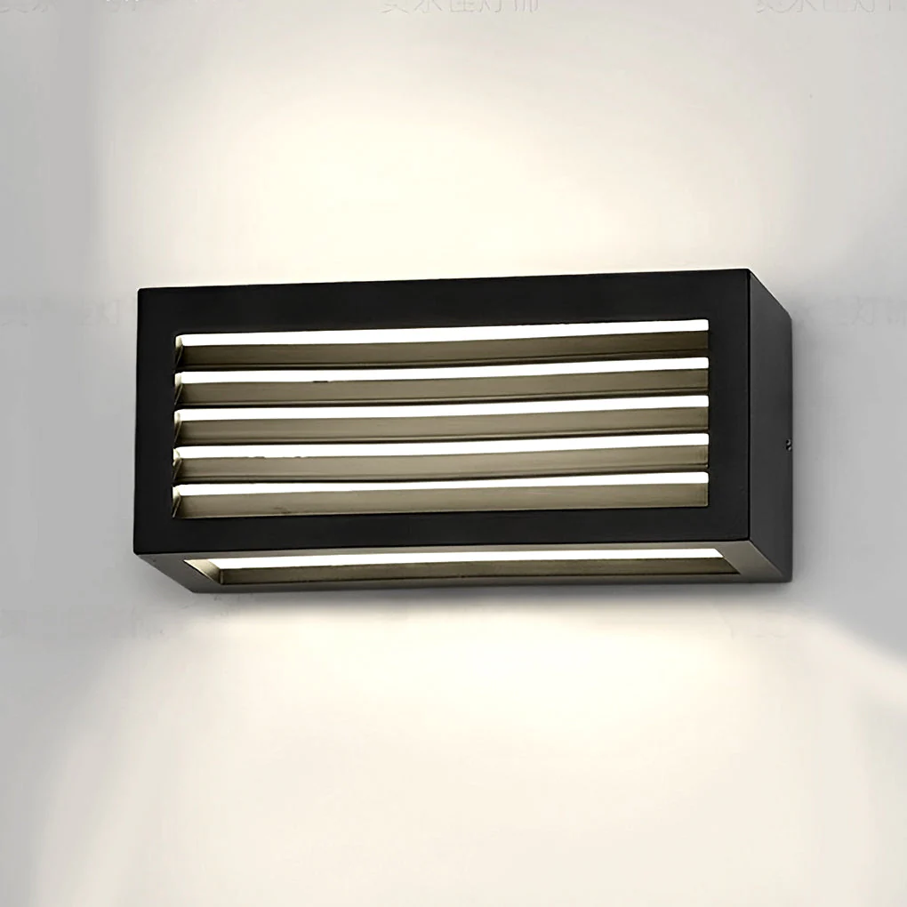 Trina Rectangle Modern Outdoor Wall Sconces - Image 9