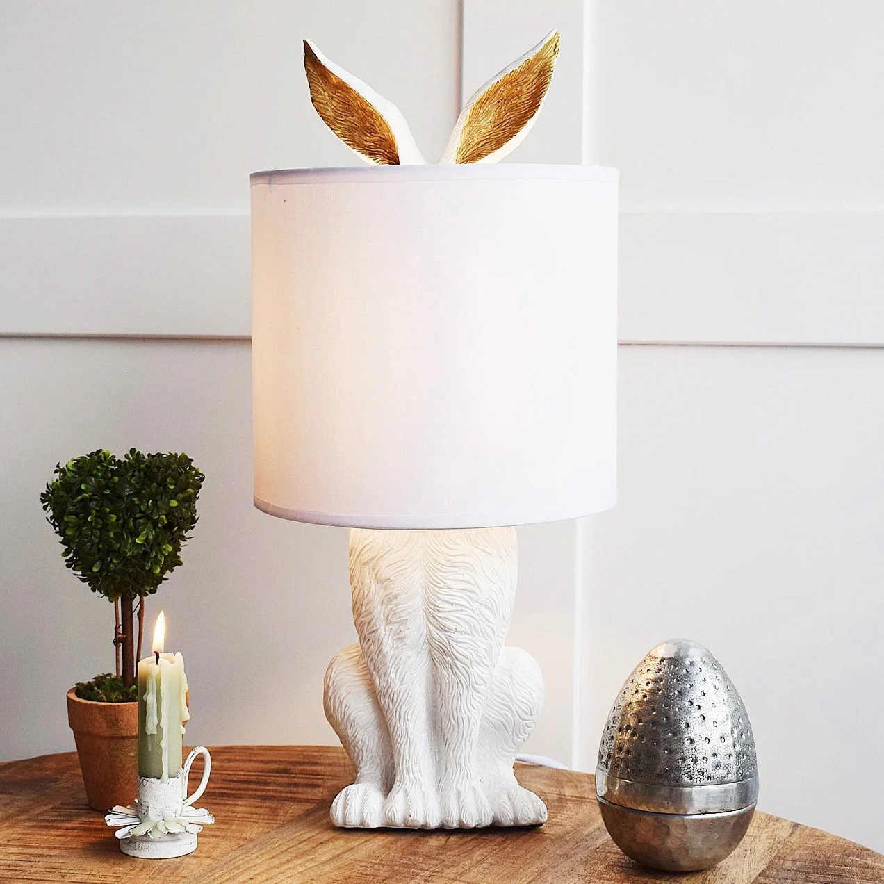 Trinx Artistic Fabric Table Lamp - Image 3
