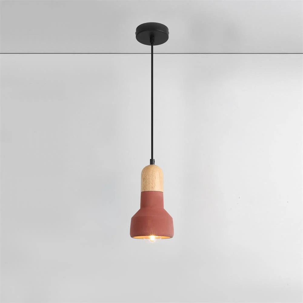 Trio Rustic Wood Pendant Light - Image 9