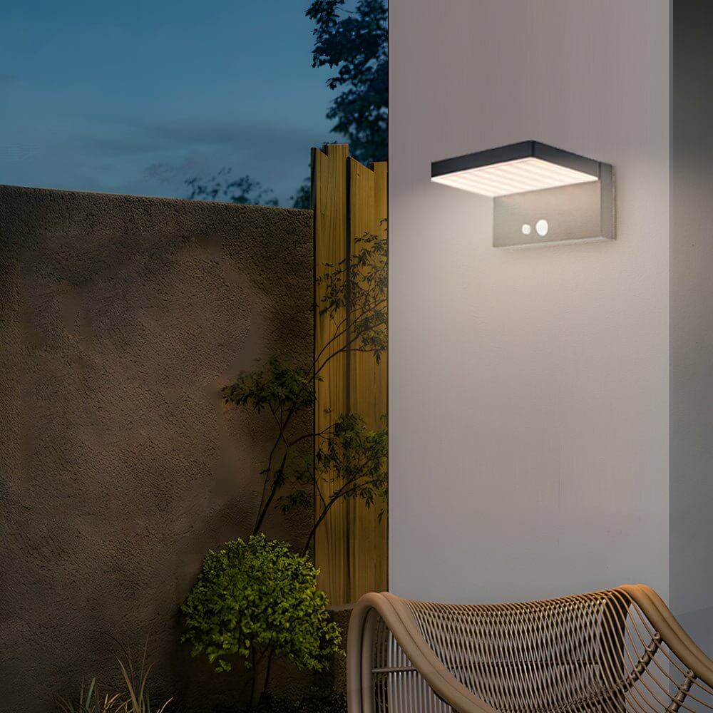 Tristan Solar LED Motion Sensor Outdoor Wall Light - Image 2