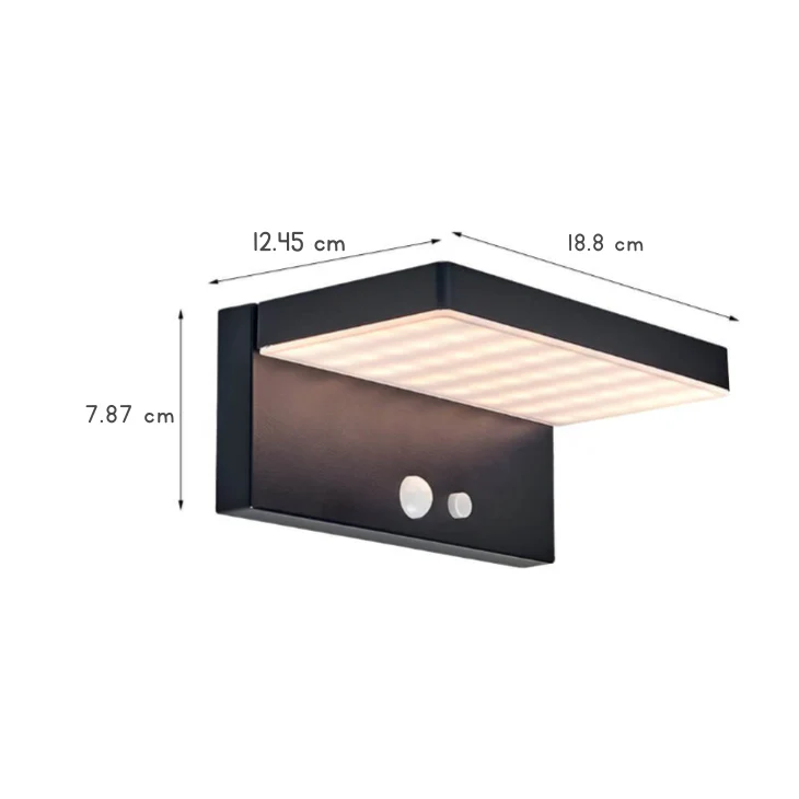 Tristan Solar LED Motion Sensor Outdoor Wall Light - Image 6