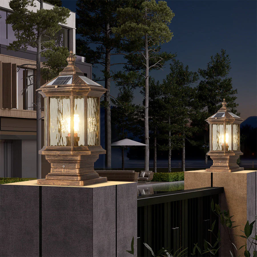Trixi Vintage European-style Outdoor Pillar Lights