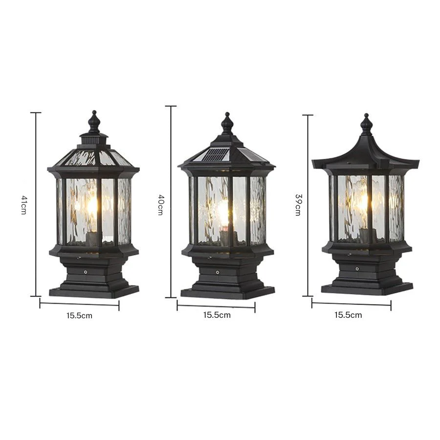 Trixi Vintage European-style Outdoor Pillar Lights - Image 7