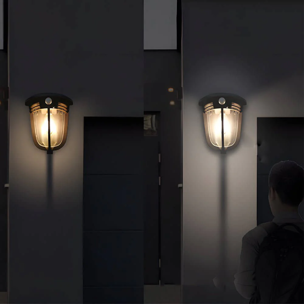 Troy Motion Sensor Solar ABS Outdoor Wall Light - Image 4