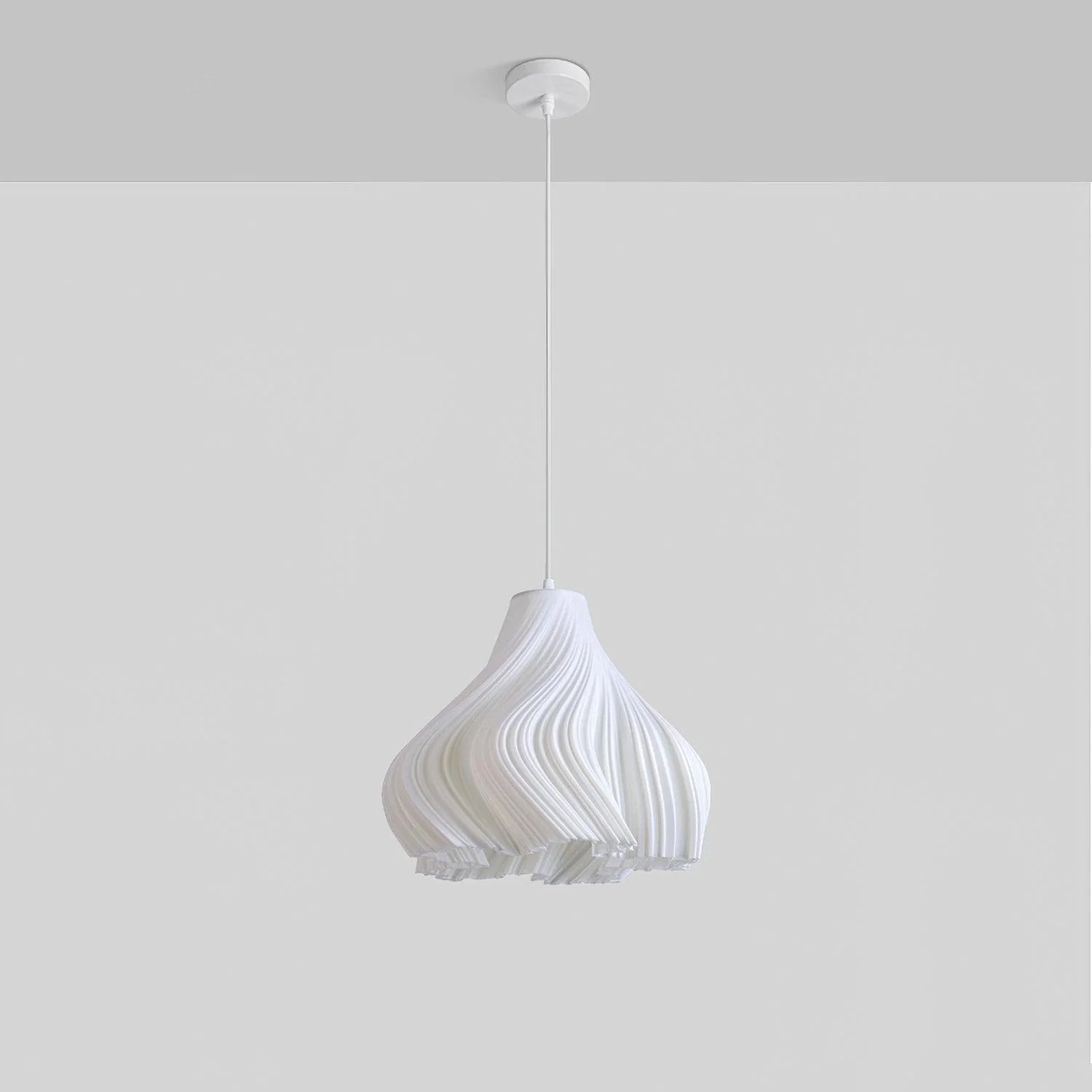 Twirl Printing Art Pendant Light - Image 12