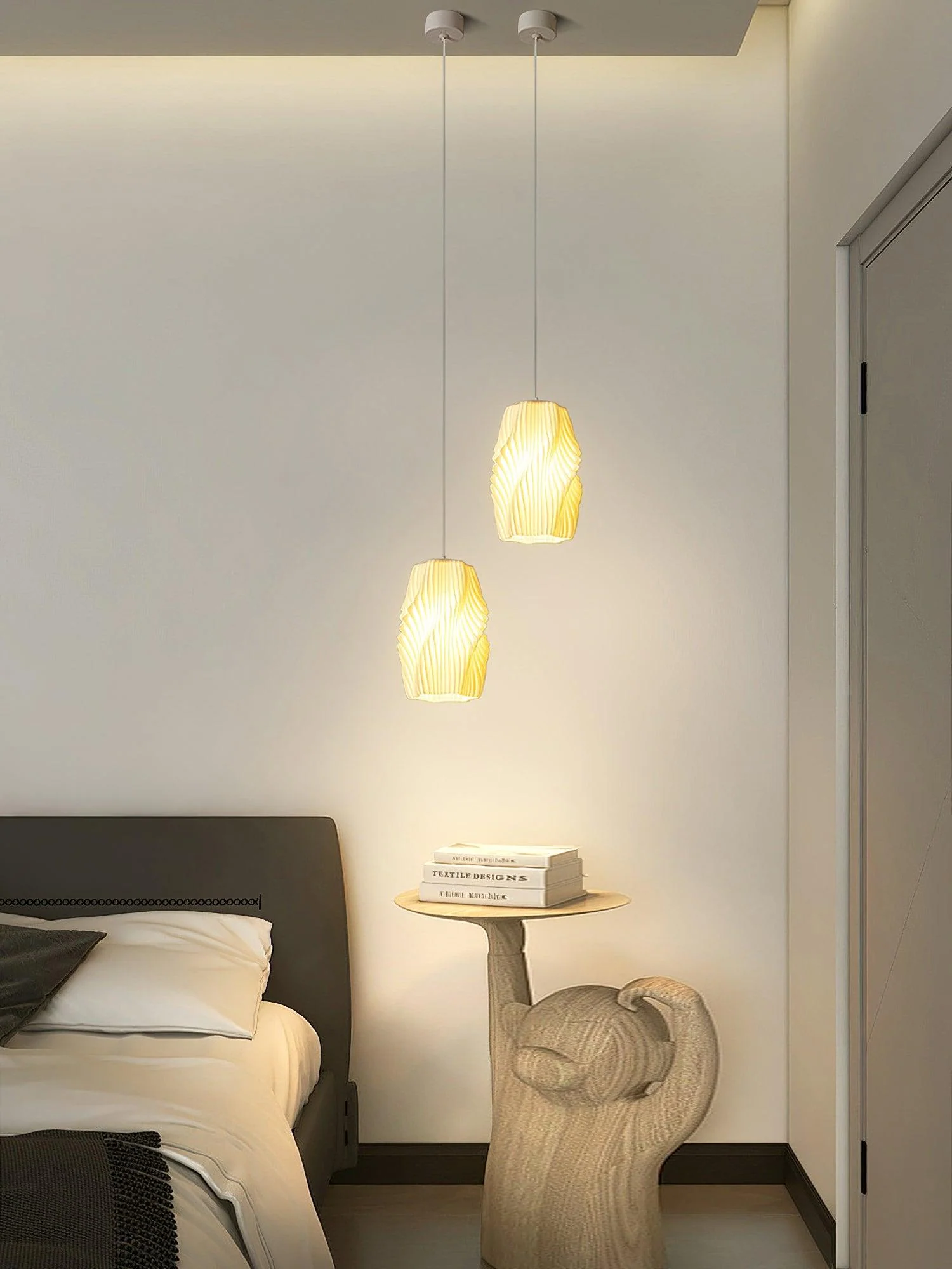 Twirl Printing Art Pendant Light - Image 7