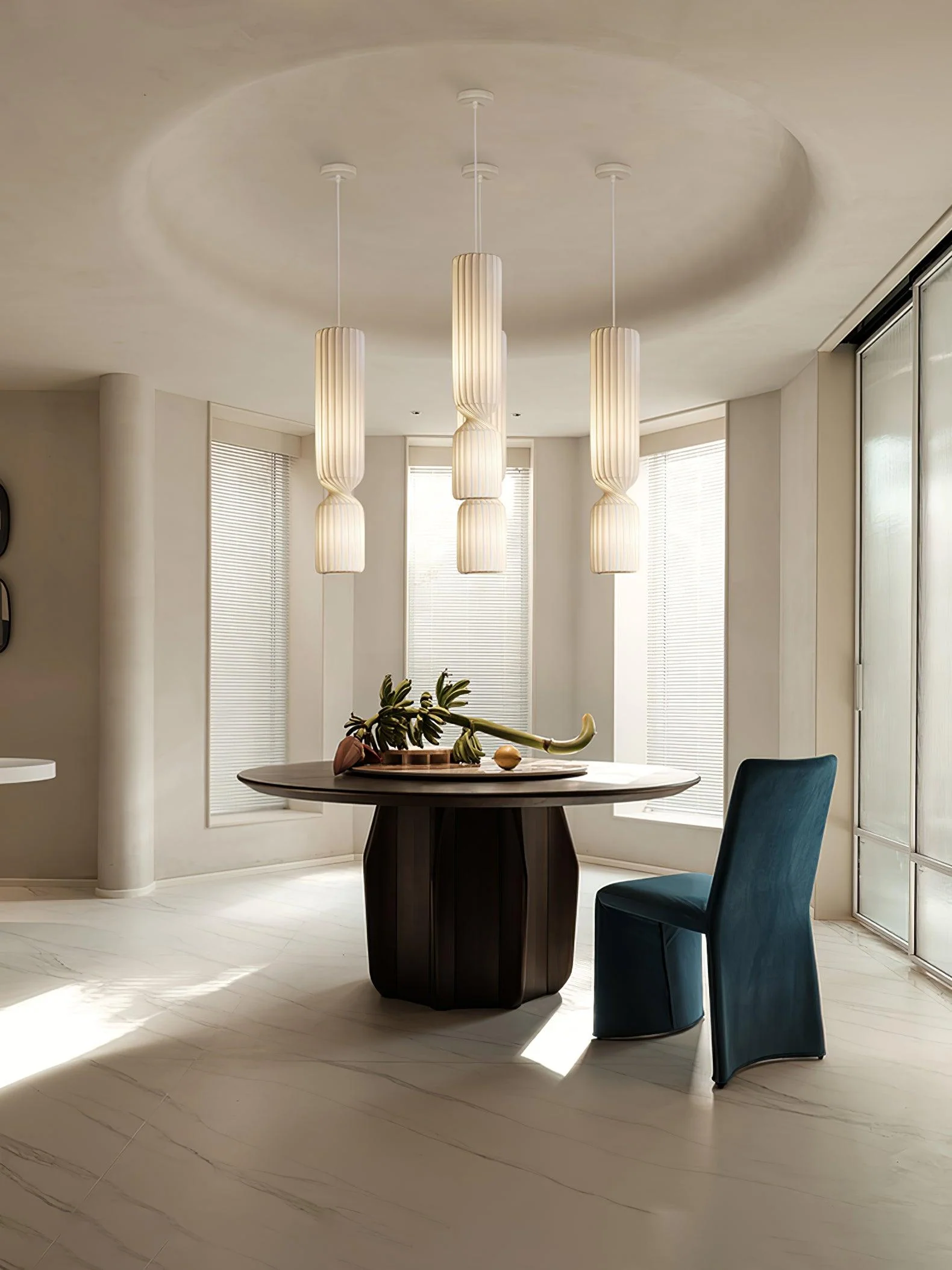 Twist Minimalist PVC Pendant Lamp - Image 22