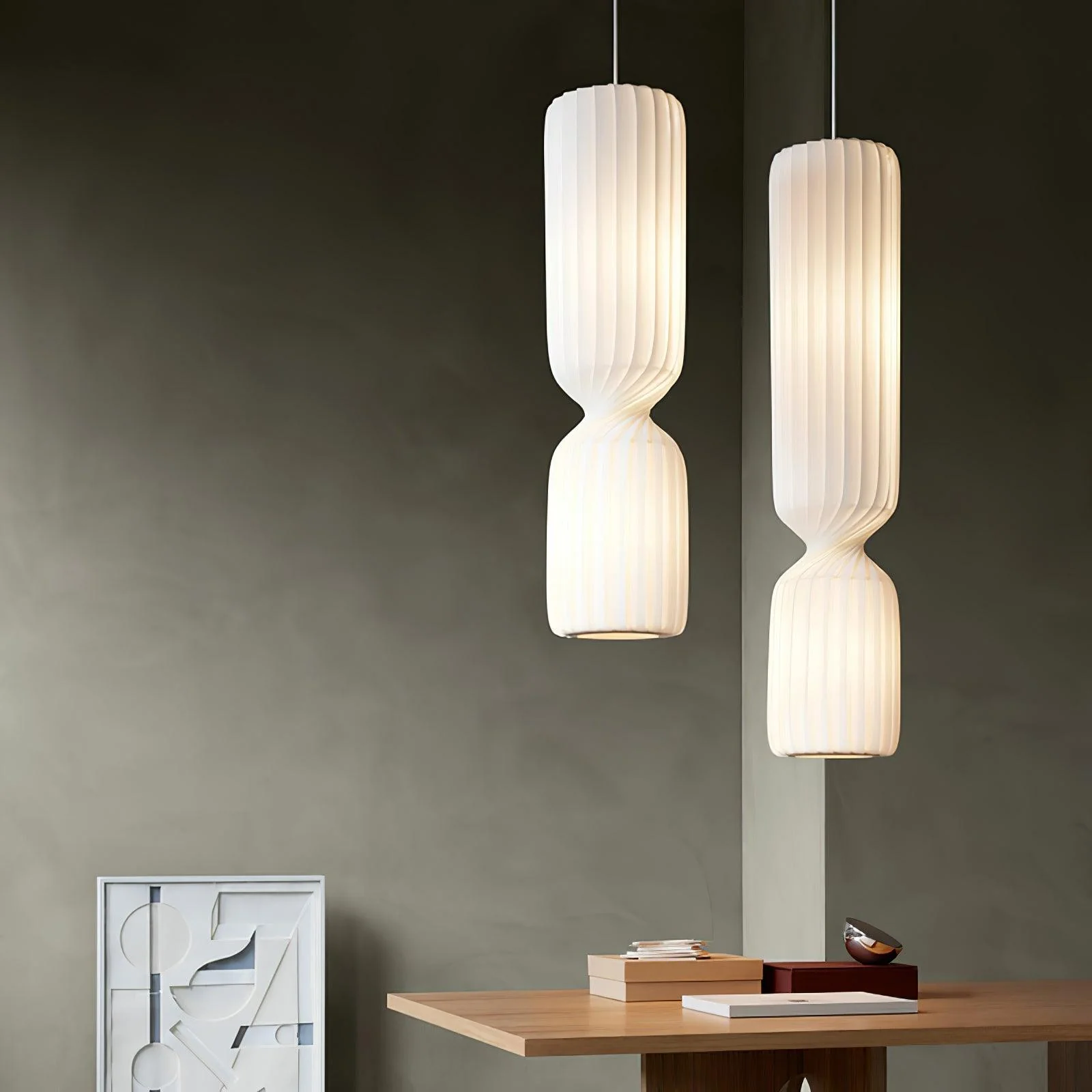 Twist Minimalist PVC Pendant Lamp - Image 26
