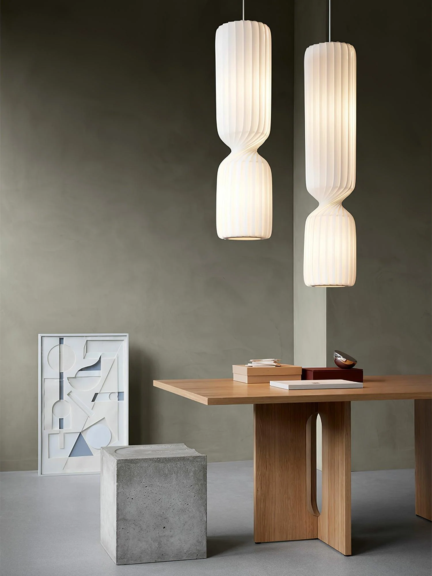 Twist Minimalist PVC Pendant Lamp - Image 3