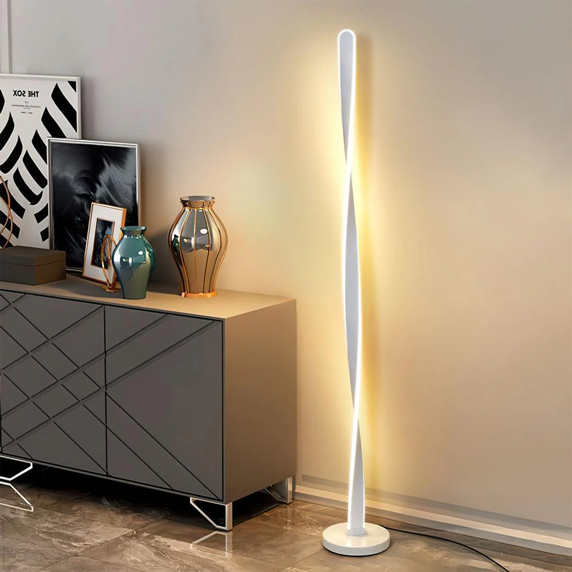 Twisted Modern Floor Lamp - Image 2
