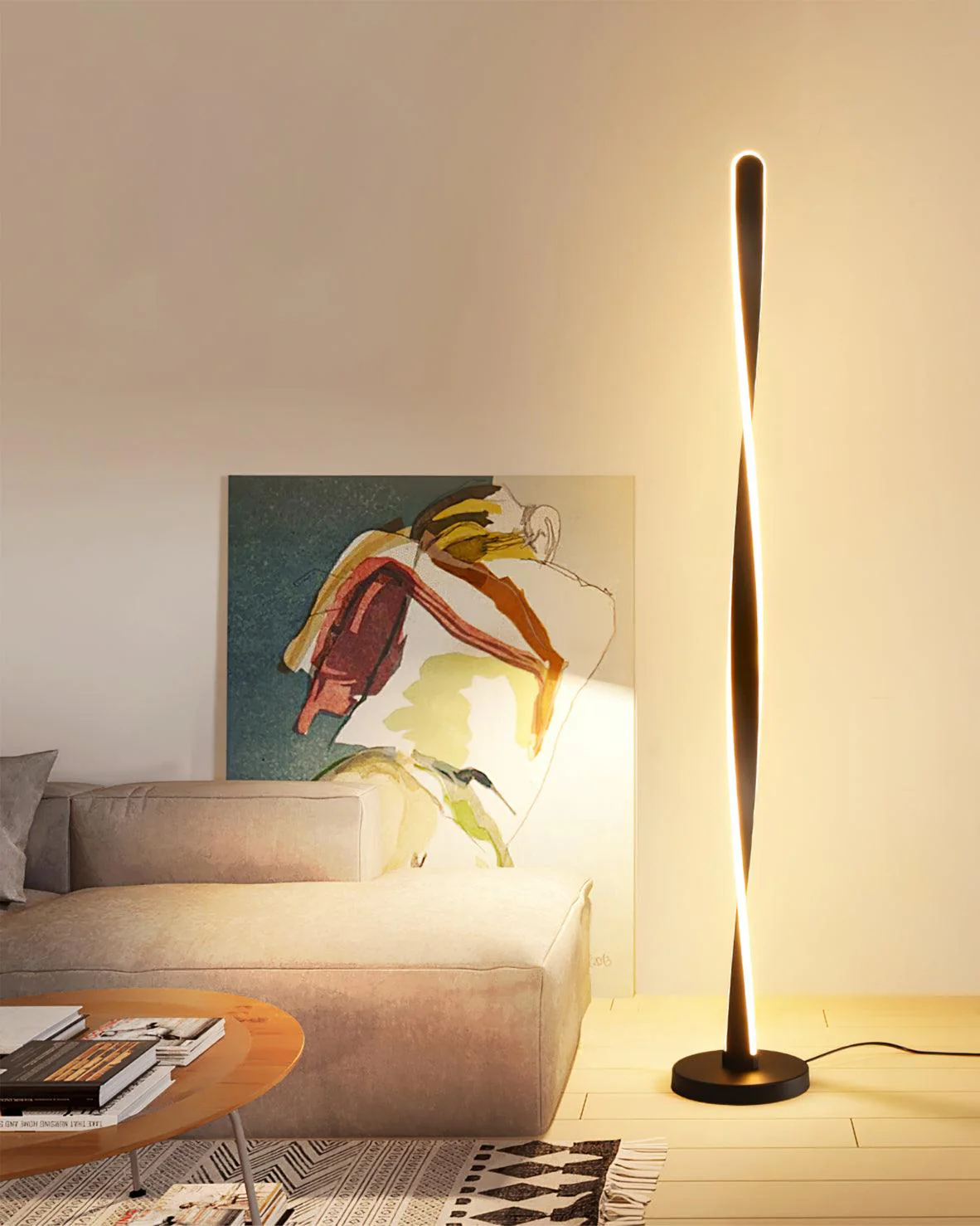 Twisted Modern Floor Lamp - Image 9