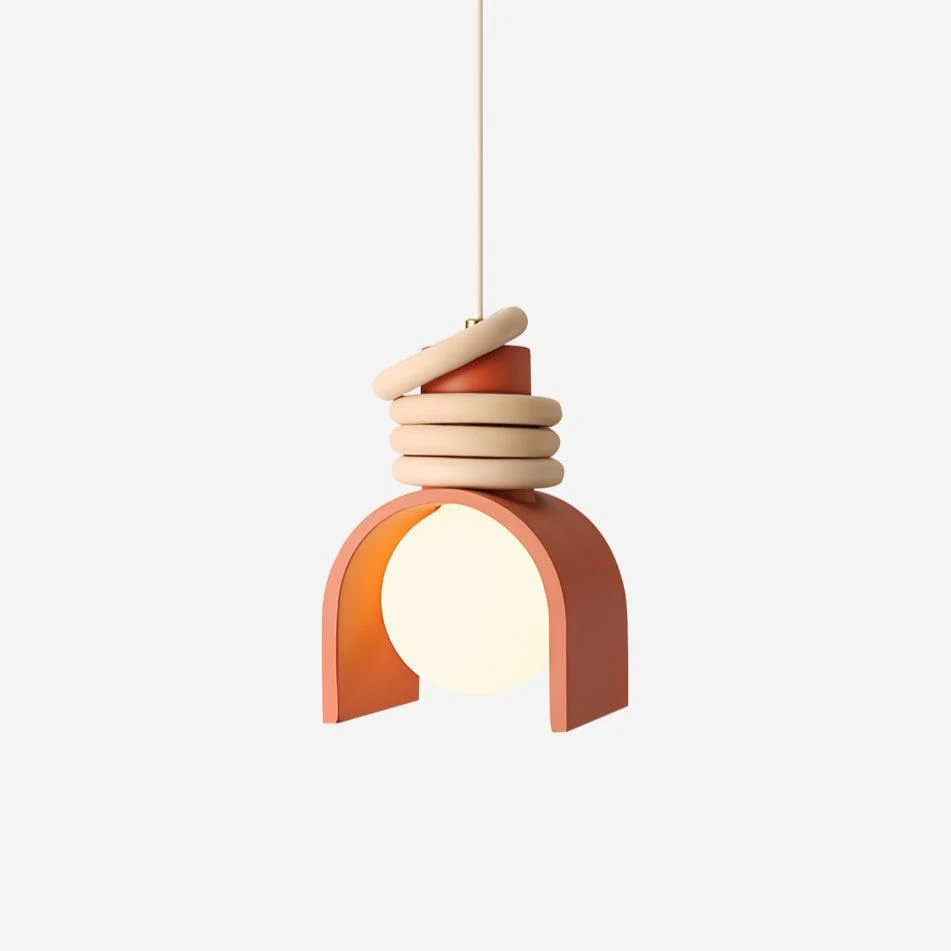 Twister Contemporary Glass Pendant Light