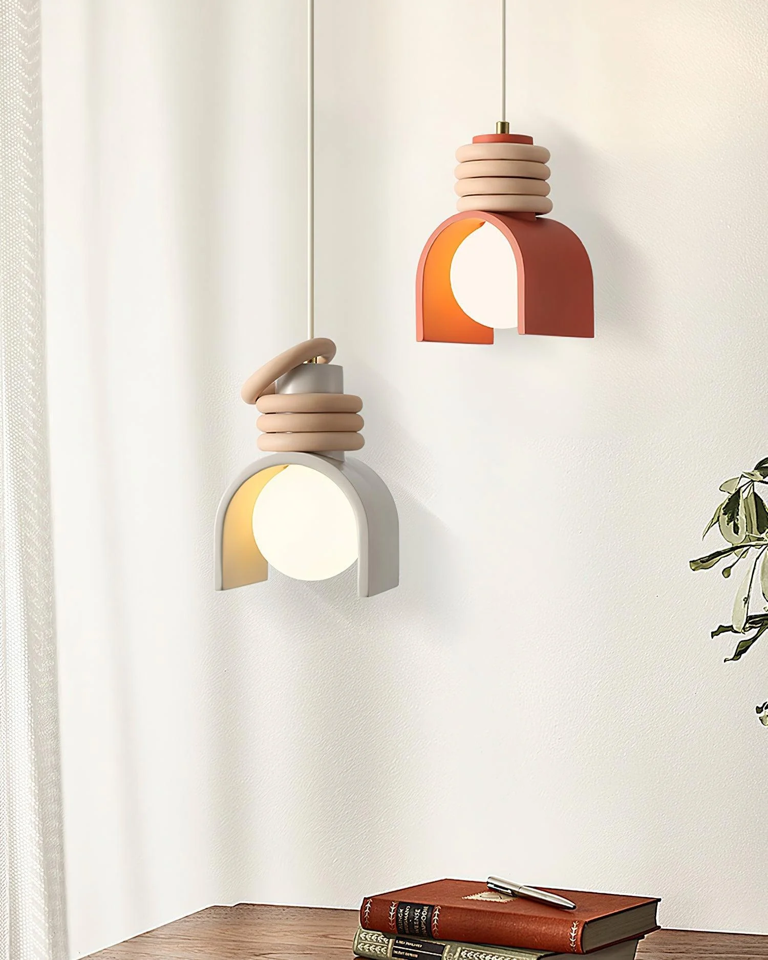 Twister Contemporary Glass Pendant Light - Image 13