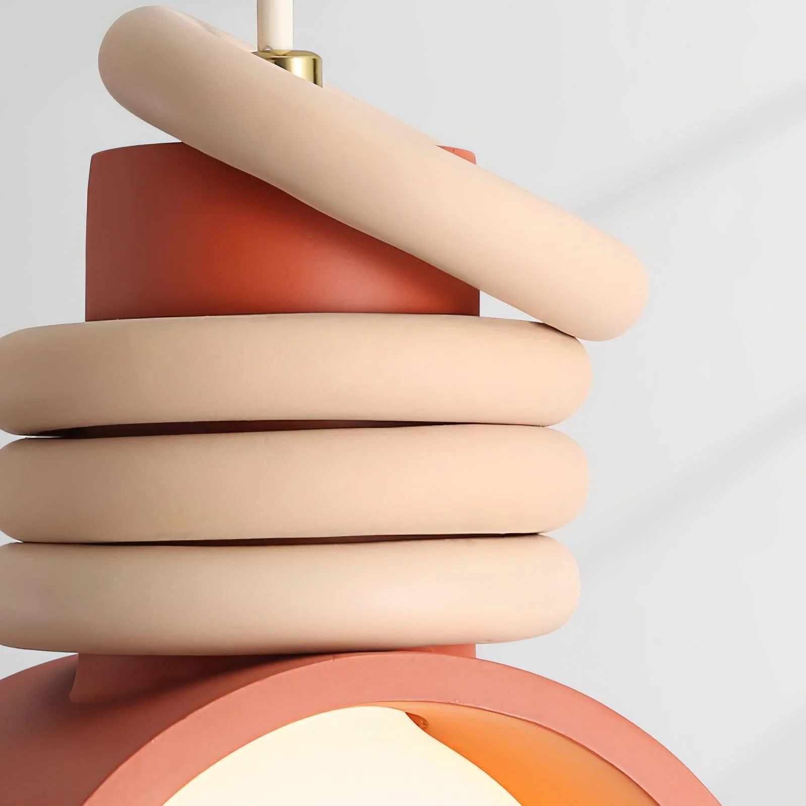 Twister Contemporary Glass Pendant Light - Image 6