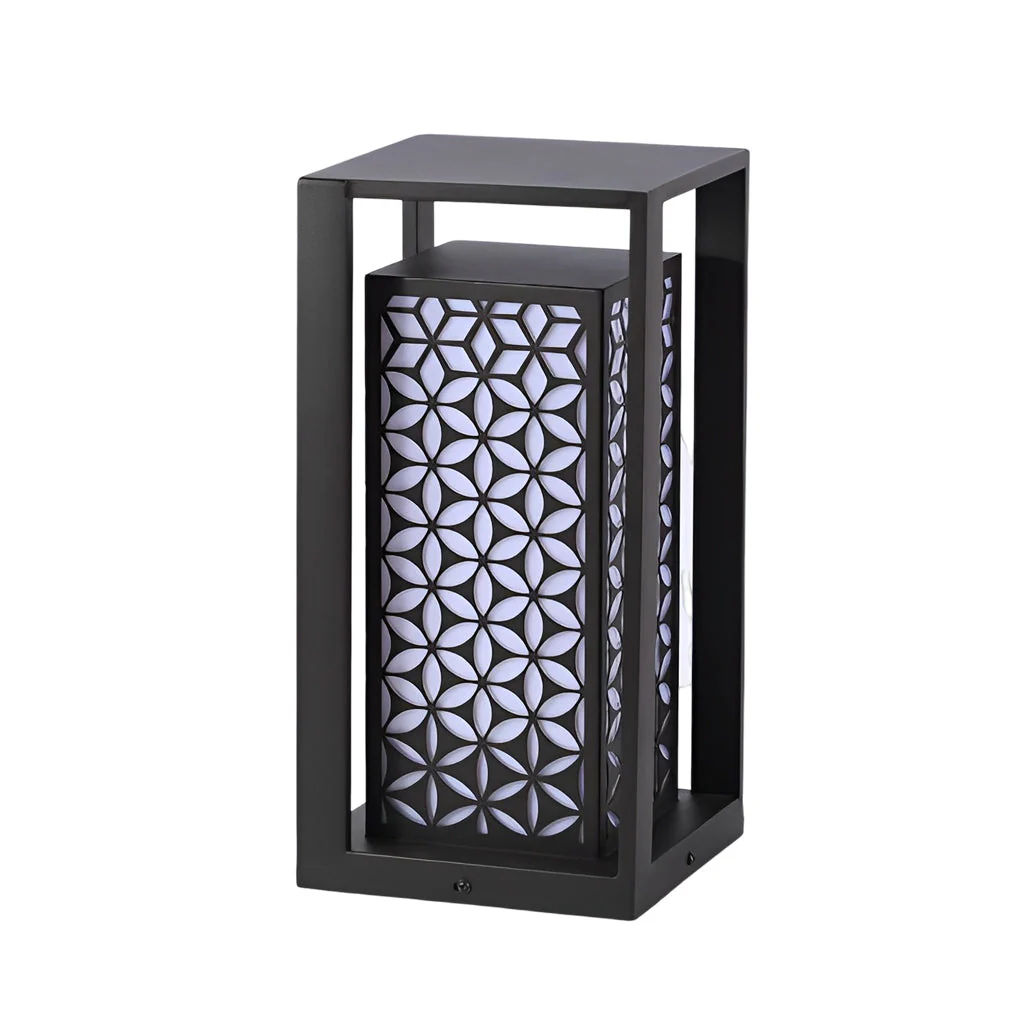 Udele Galvanized Vintage Outdoor Pathway Lawn Lamps - Image 6
