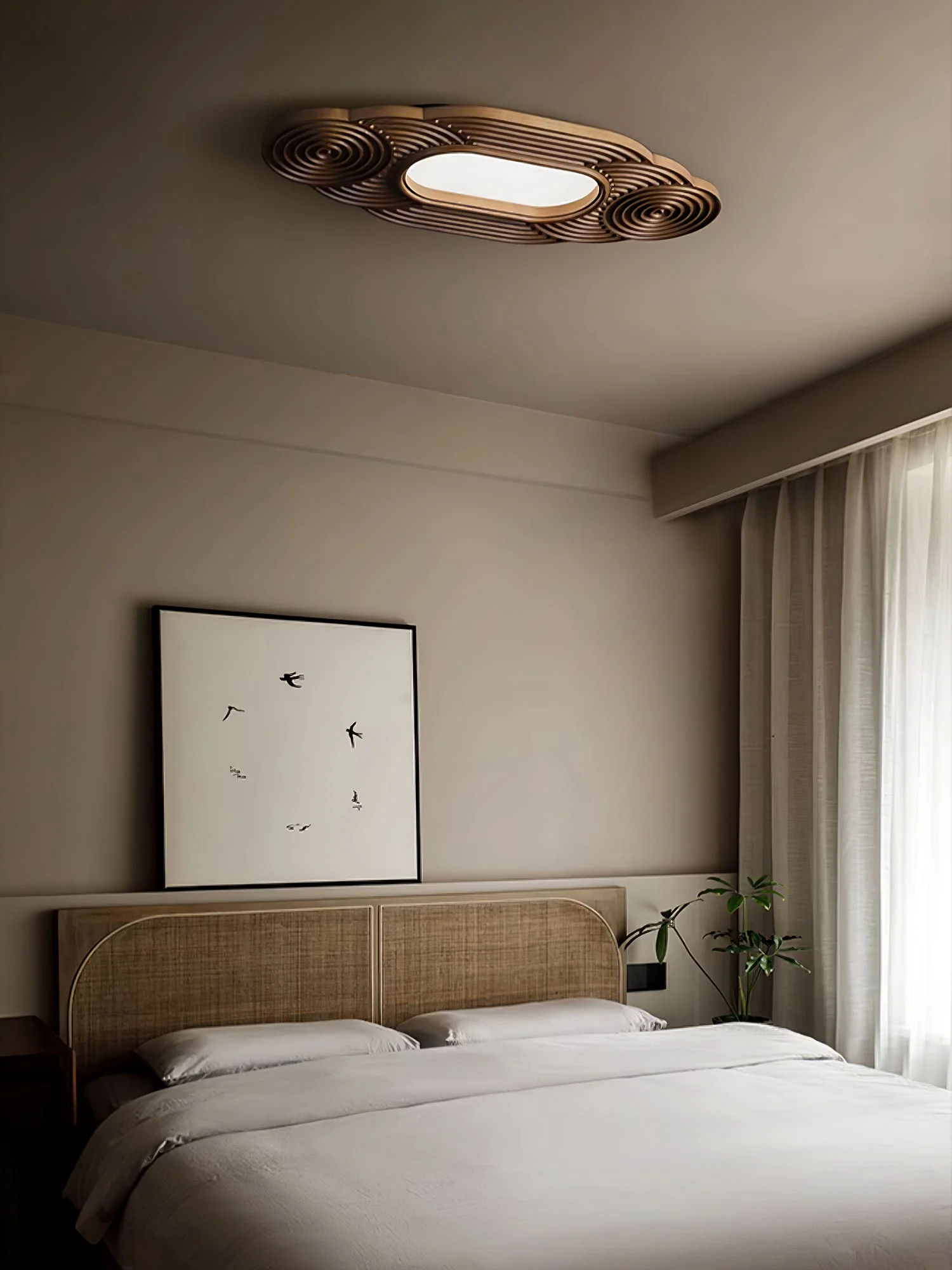 Udorionis Premium Nordic Art Wood Ceiling Lamp - Image 10