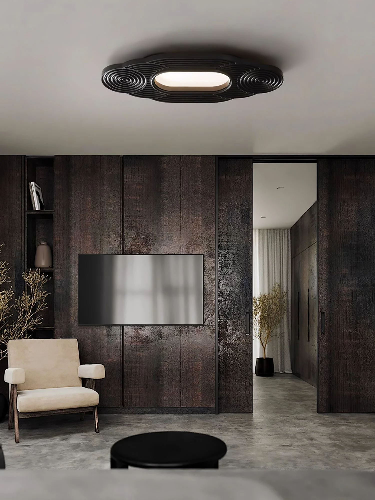 Udorionis Premium Nordic Art Wood Ceiling Lamp - Image 17