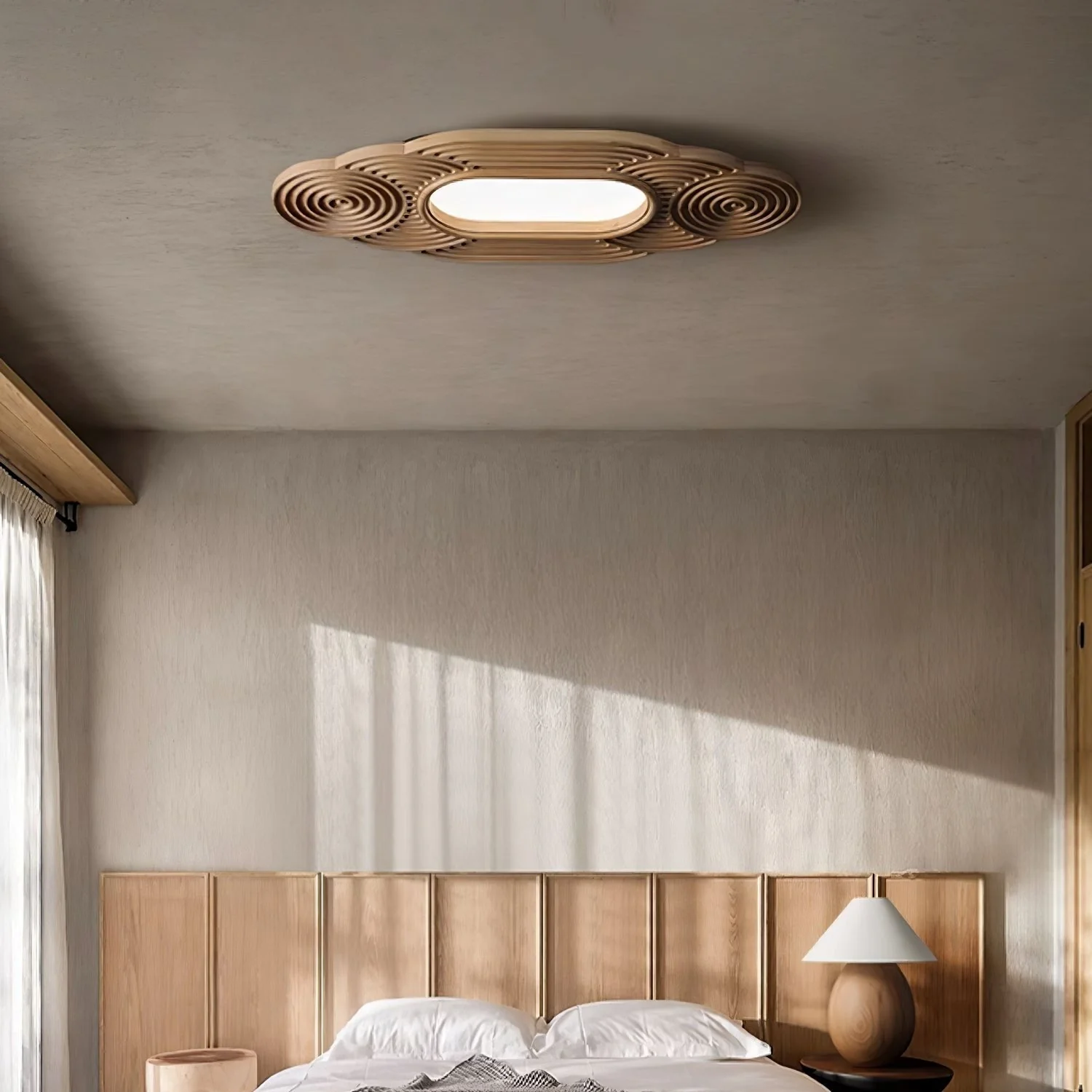 Udorionis Premium Nordic Art Wood Ceiling Lamp - Image 4