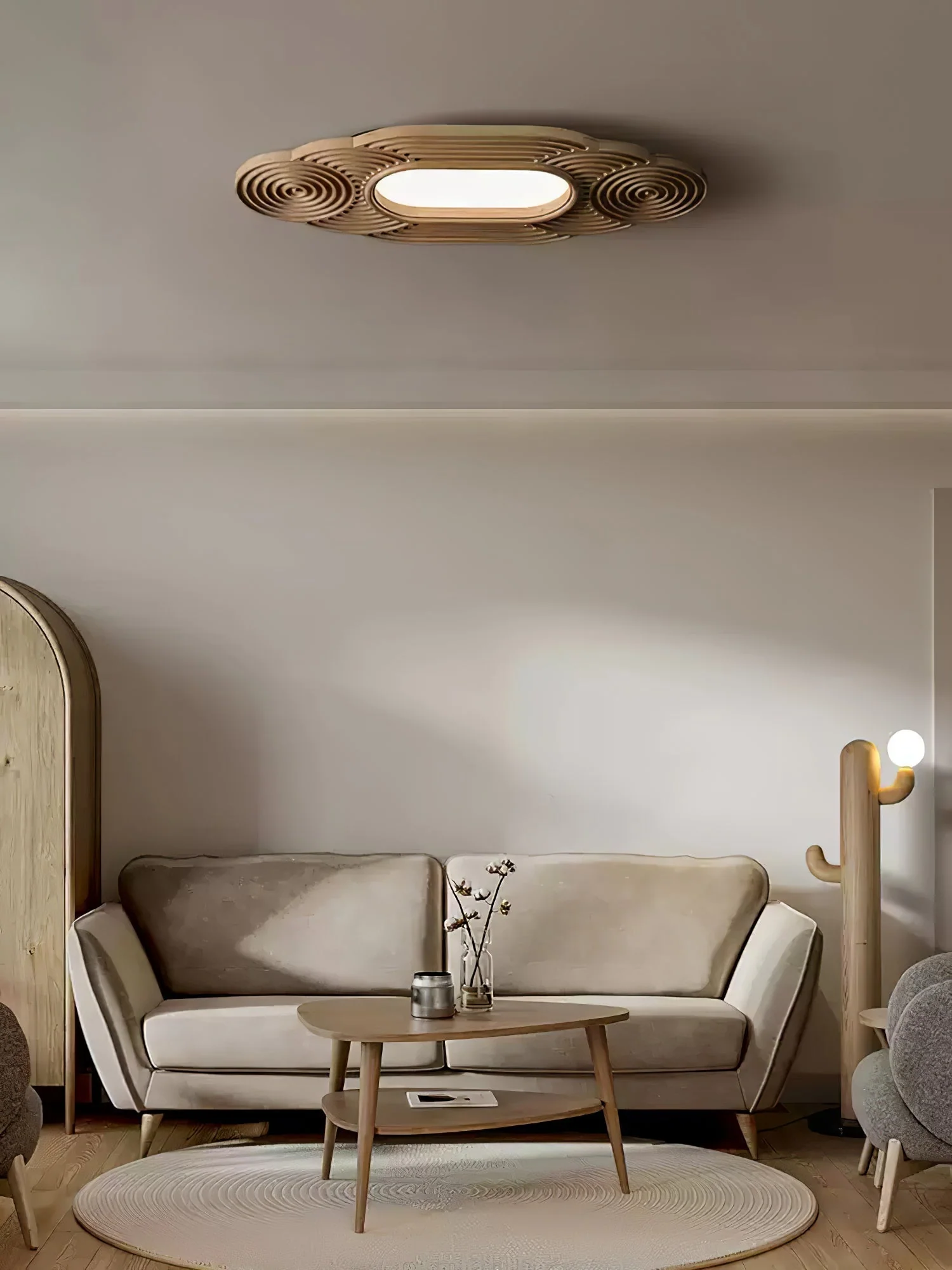 Udorionis Premium Nordic Art Wood Ceiling Lamp - Image 8