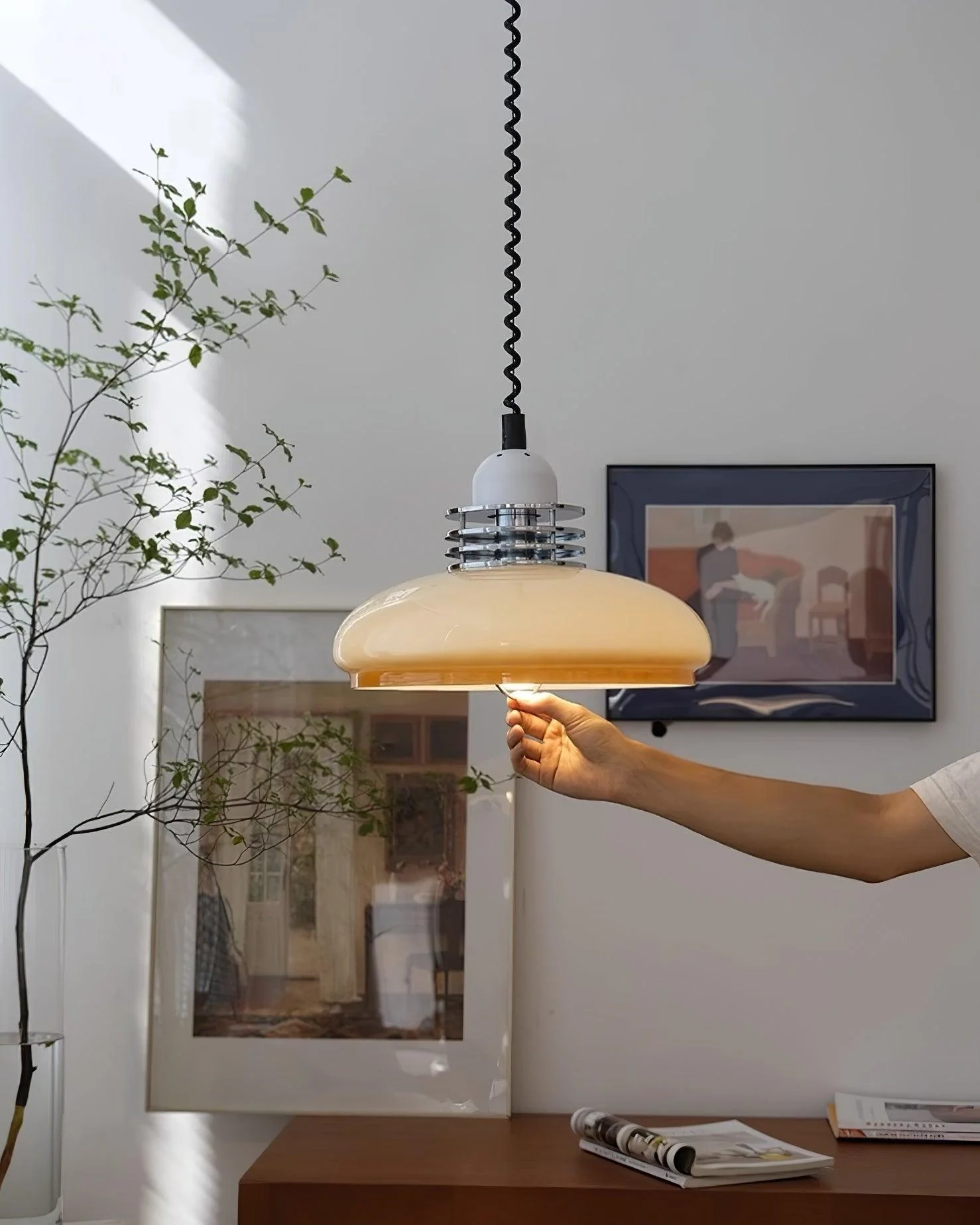 Ulaearae Nordic Art Classic Glass Pendant Lamp - Image 37