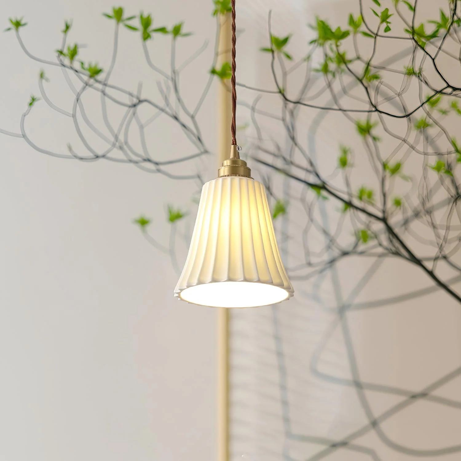 Ulcaris Premium Nordic Art Trumpet Ceramic Pendant Light - Image 15