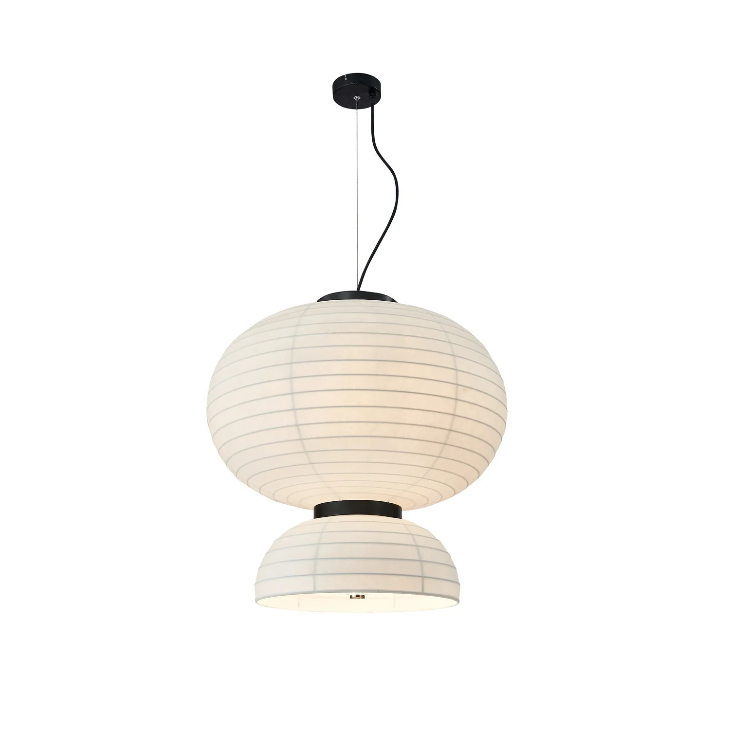 Uldoror Traditional Art Modern Silk Pendant Light - Image 2