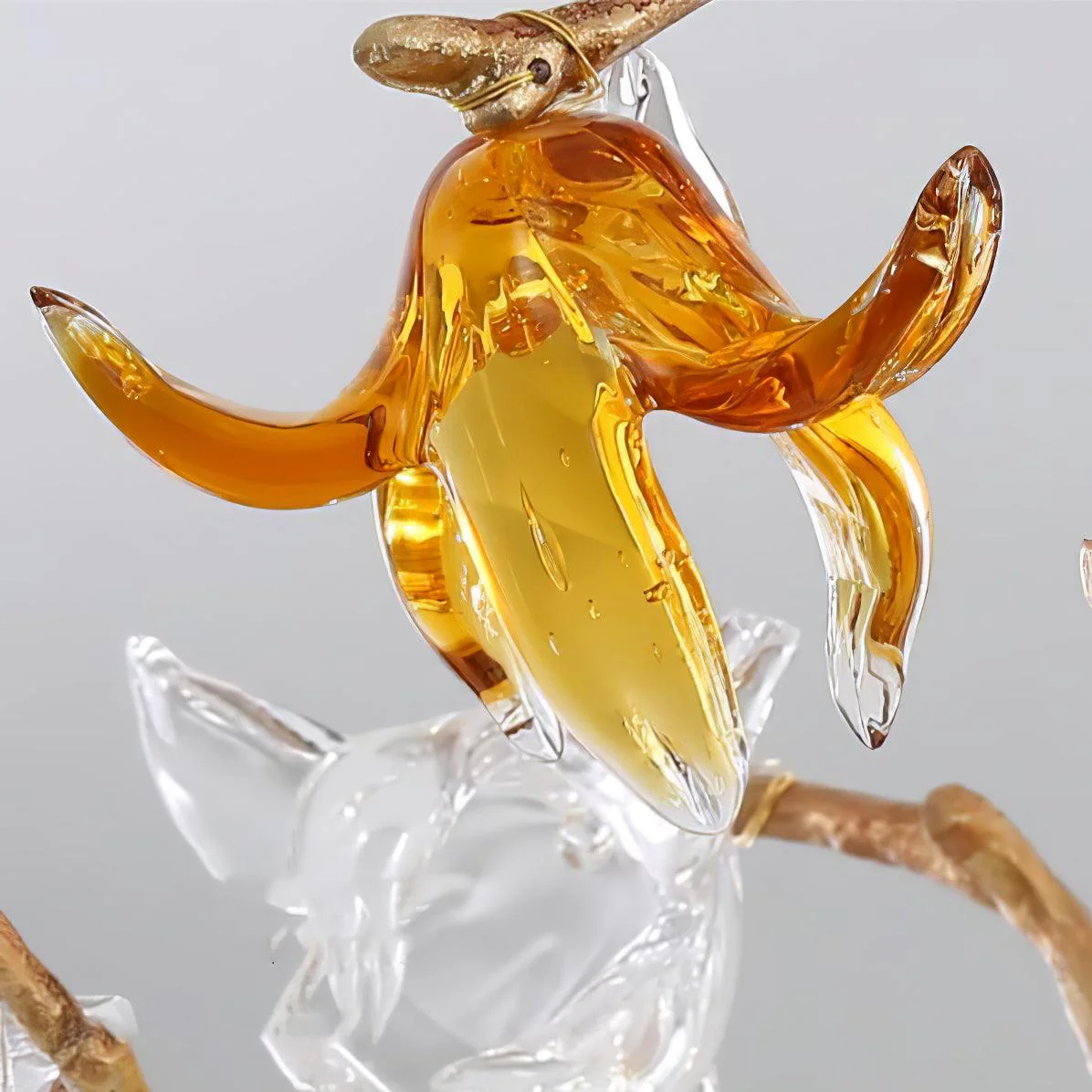 Ulfuvye Postmodern Luxury Branch Brass Crystal Chandelier - Image 17
