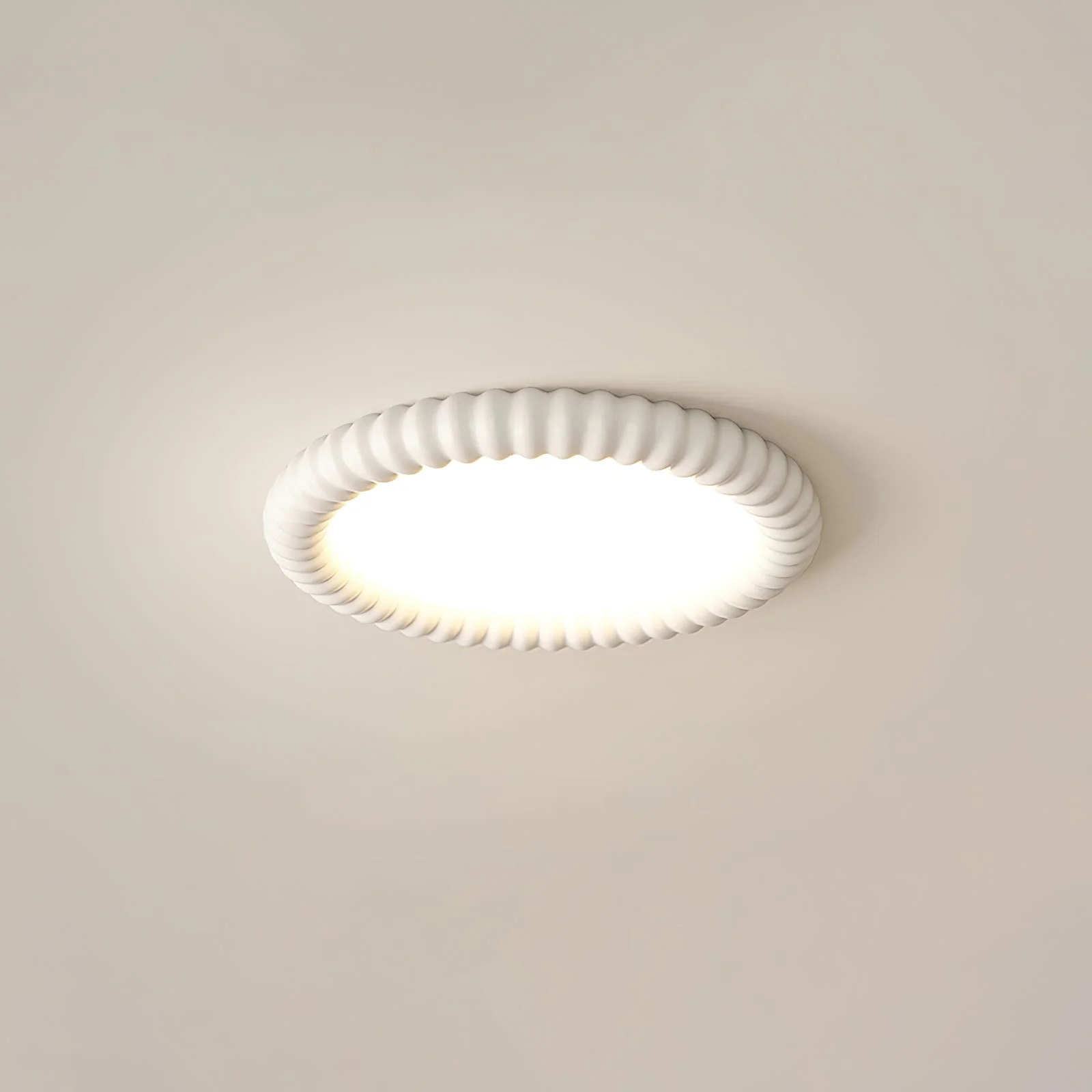 Ulire Nordic Art Ripple Resin Ceiling Light - Image 11
