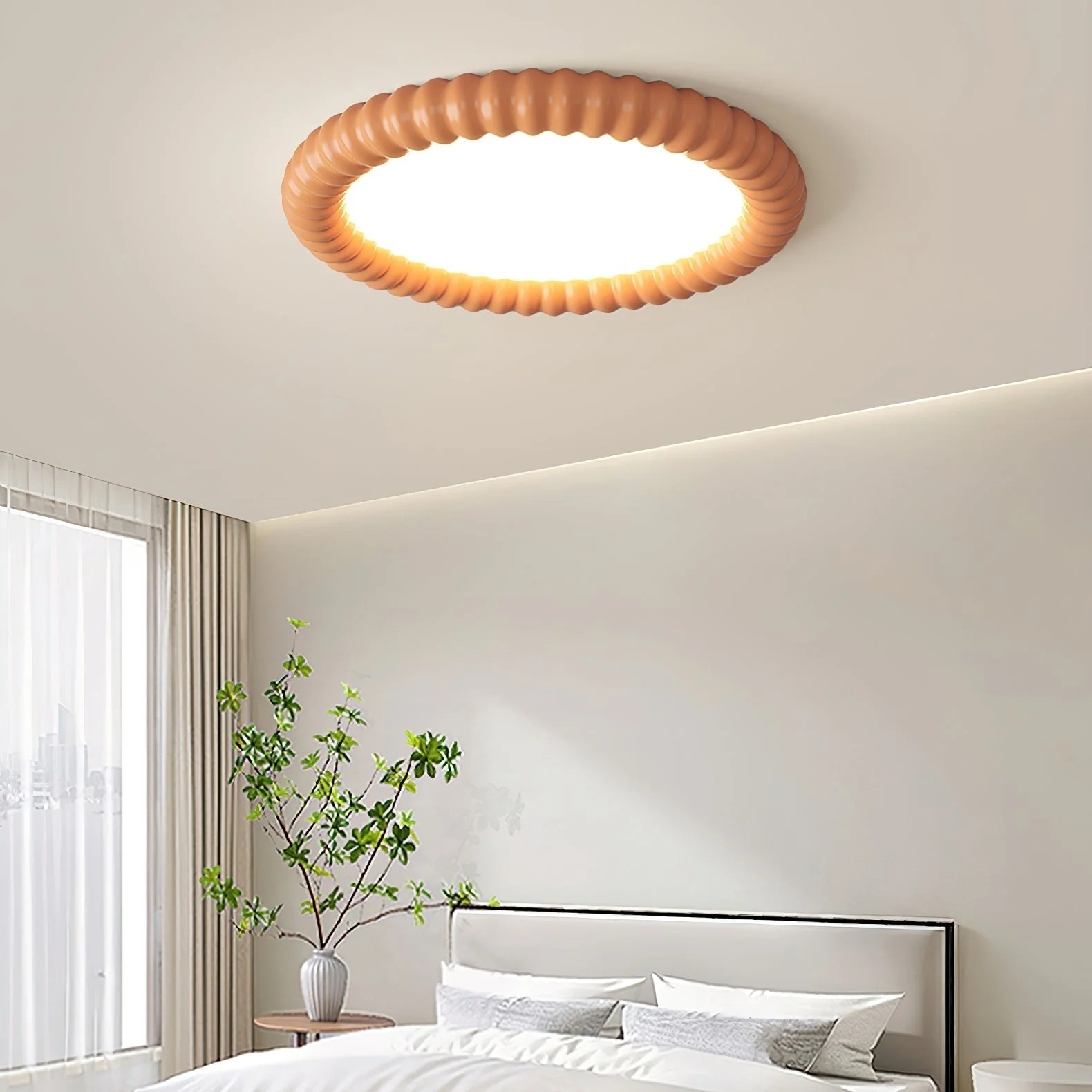 Ulire Nordic Art Ripple Resin Ceiling Light - Image 18