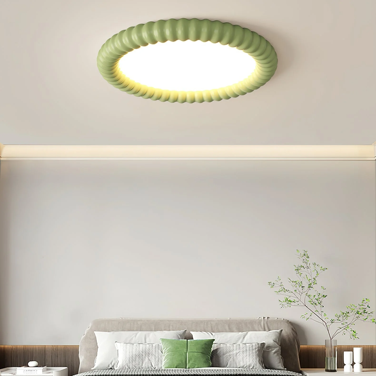 Ulire Nordic Art Ripple Resin Ceiling Light - Image 3