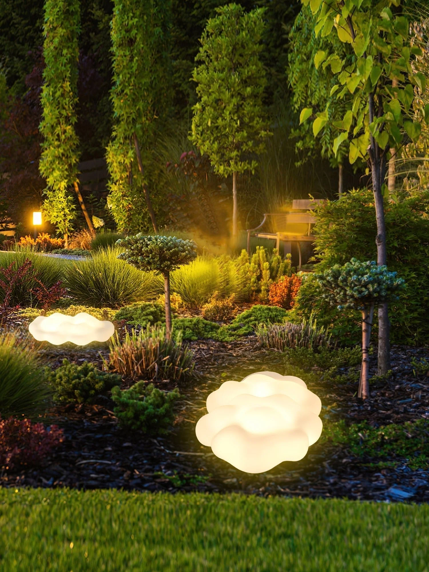 Ulphaion Elegance Cloud Outdoor Floor Light - Image 14