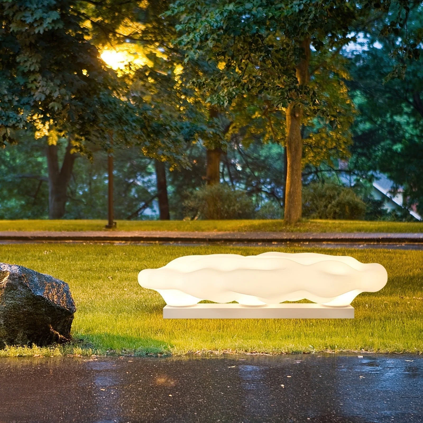Ulphaion Elegance Cloud Outdoor Floor Light - Image 15