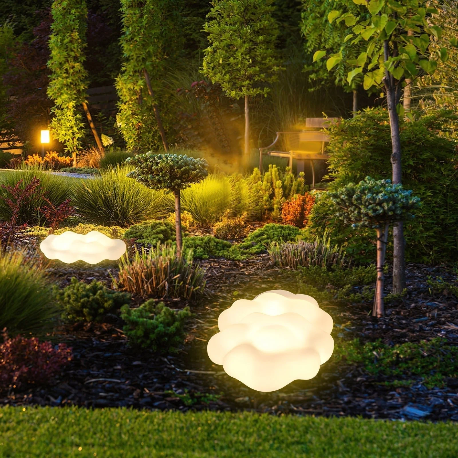 Ulphaion Elegance Cloud Outdoor Floor Light - Image 9