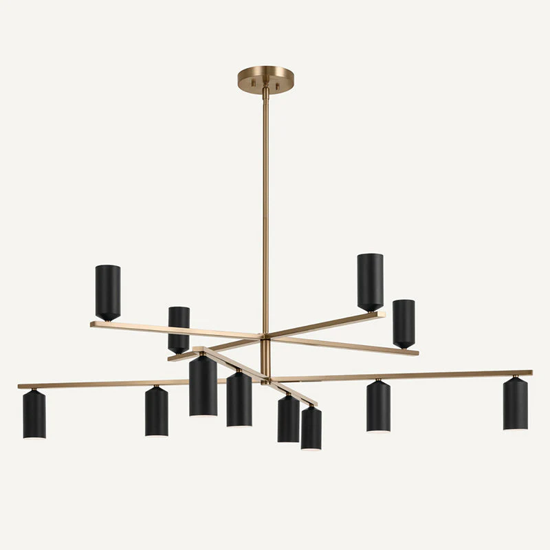 Ulrich Contemporary Brass Chandelier - Image 10