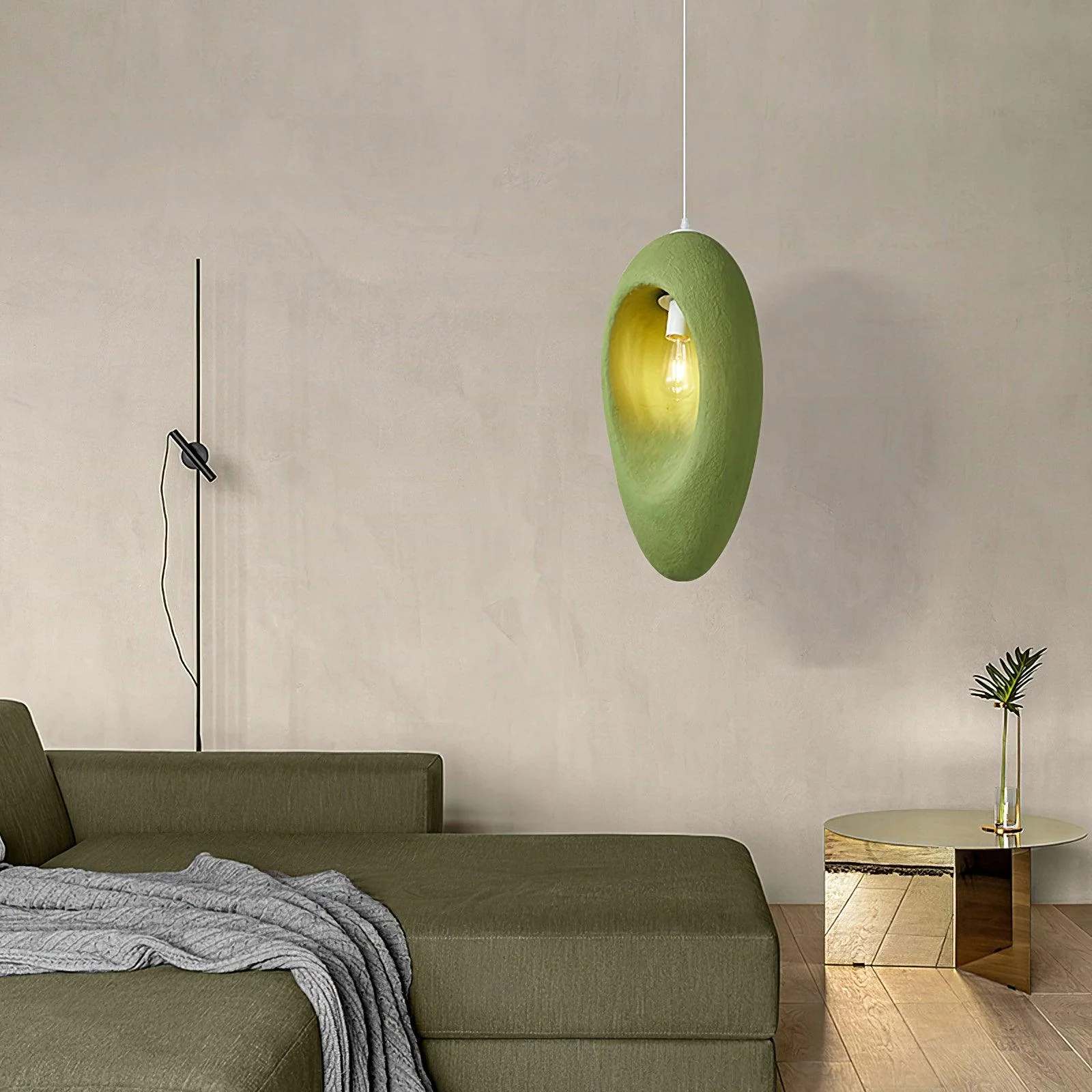 Ulrinara Modern Minimalist Plastic Pendant Light - Image 3