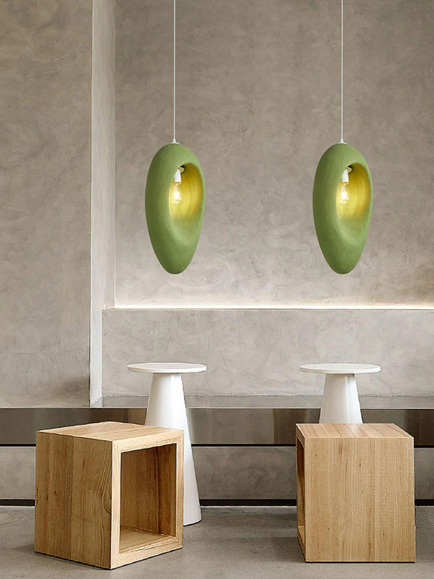 Ulrinara Modern Minimalist Plastic Pendant Light - Image 6