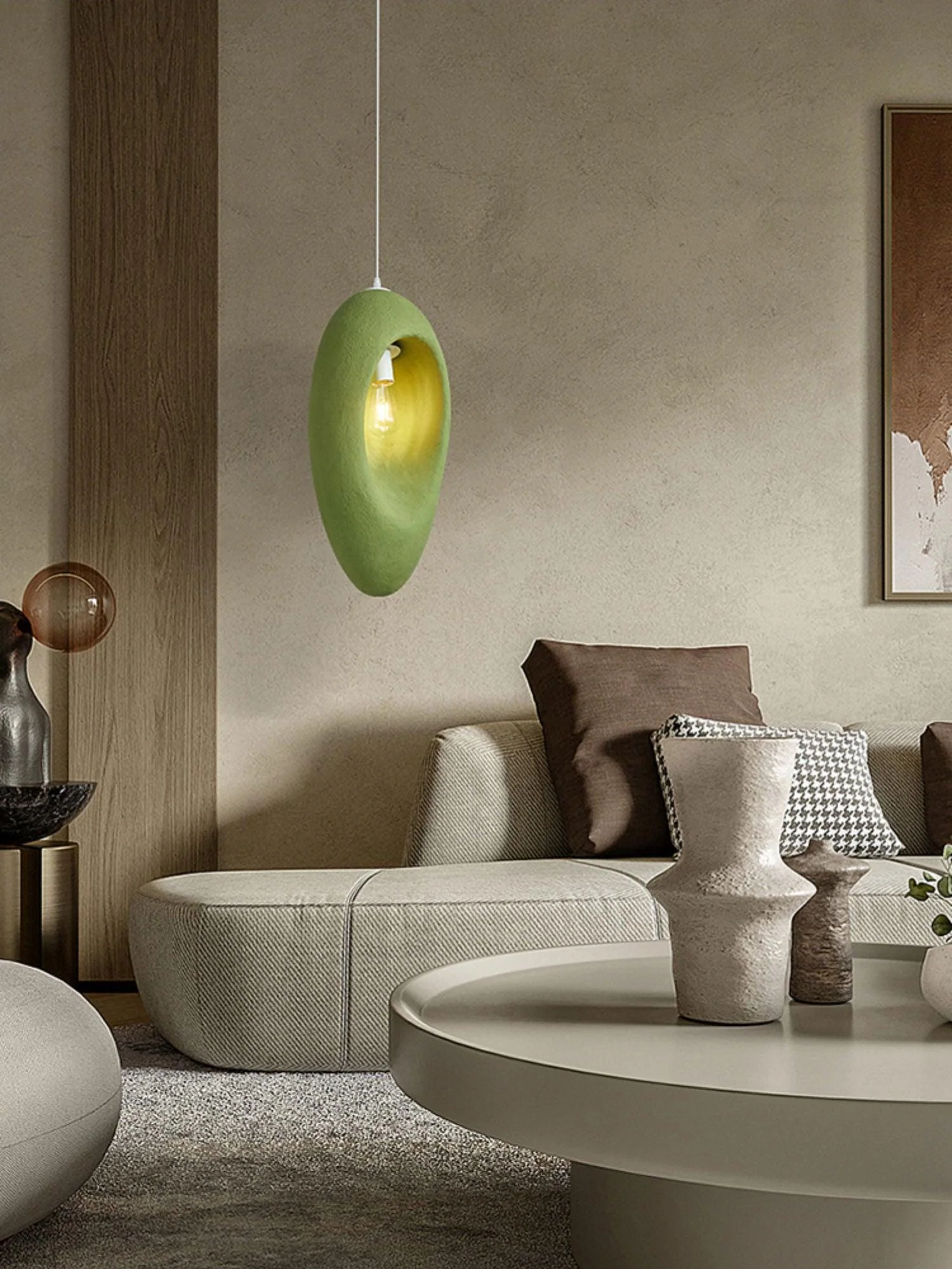 Ulrinara Modern Minimalist Plastic Pendant Light - Image 7