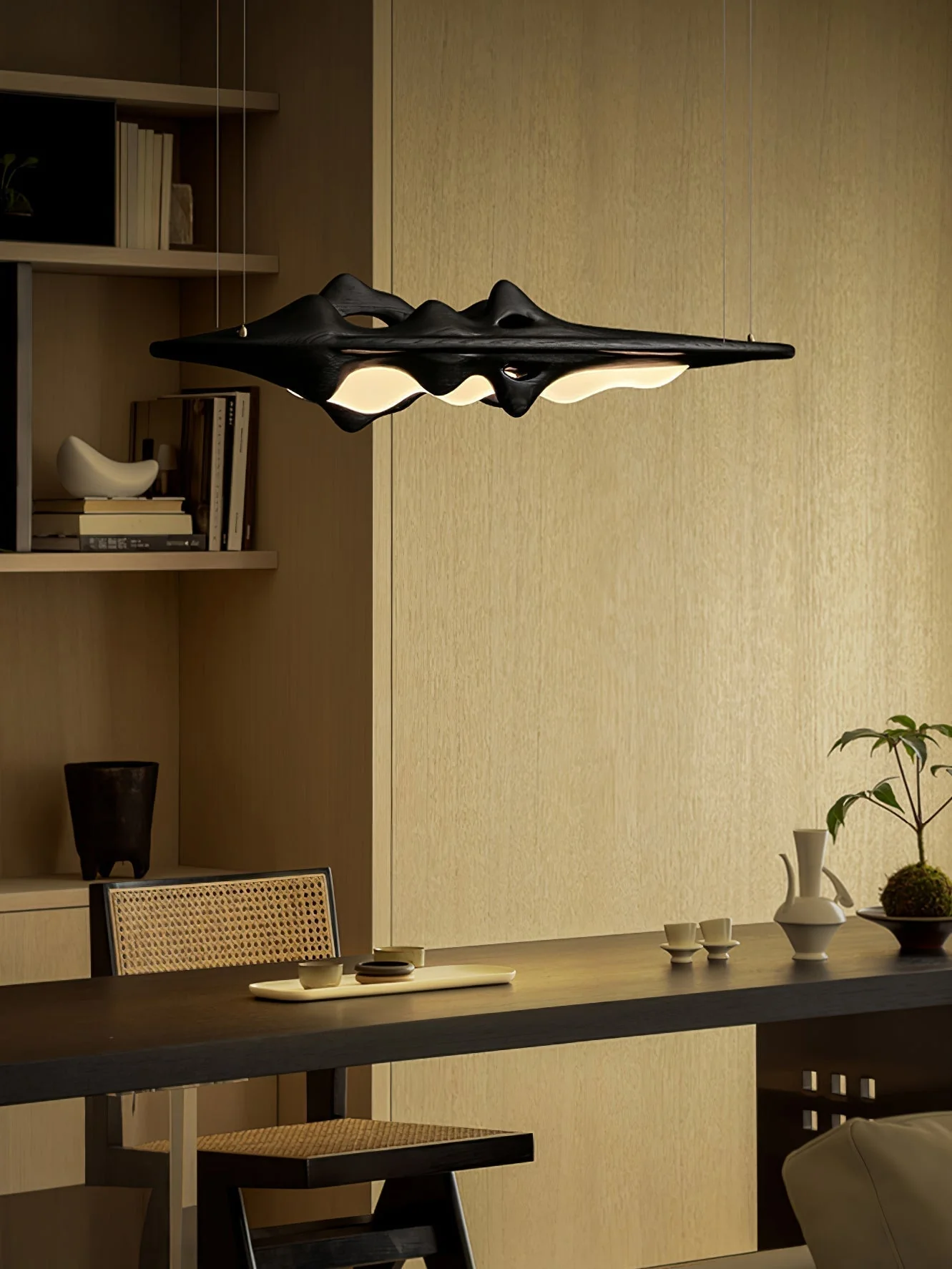 Ulsorira Topographic Wood Pendant Light - Image 13