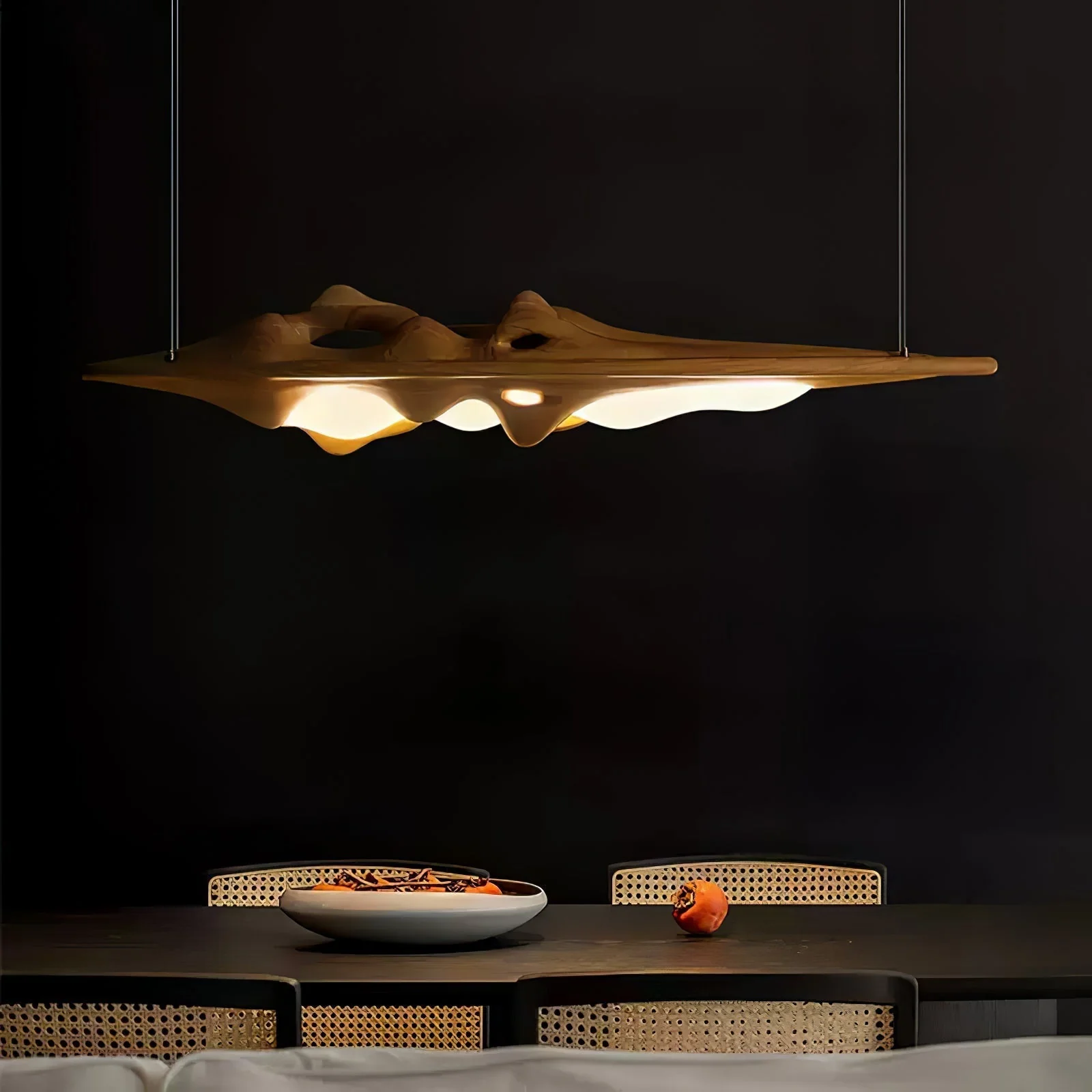 Ulsorira Topographic Wood Pendant Light - Image 14