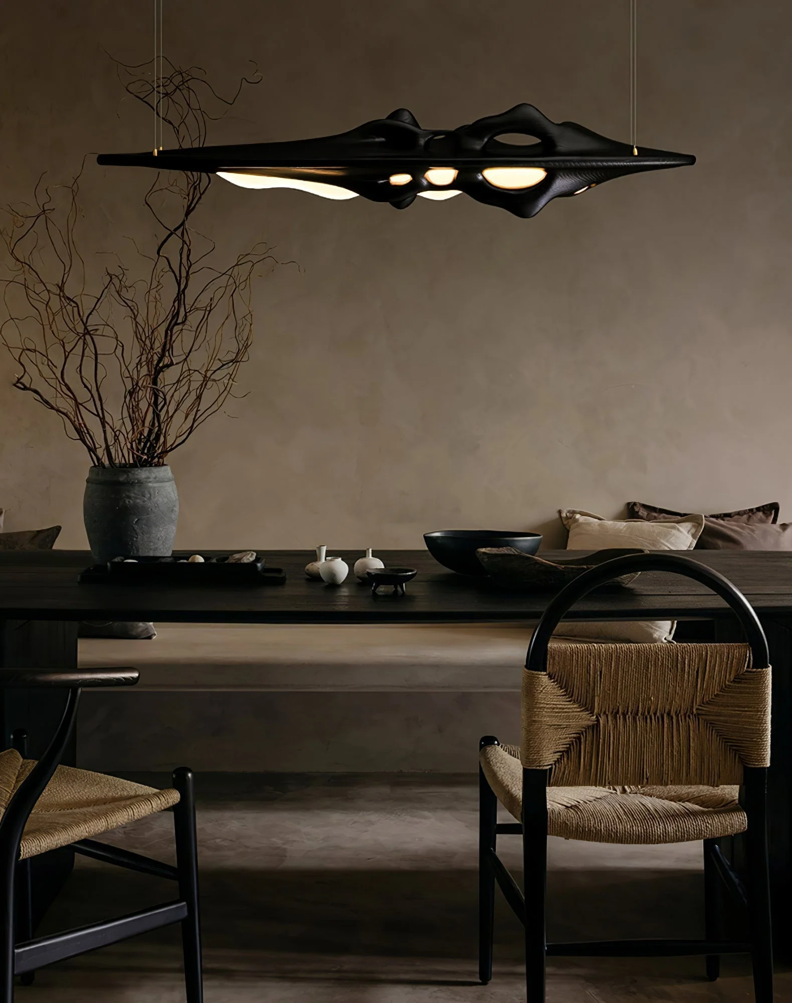 Ulsorira Topographic Wood Pendant Light - Image 22