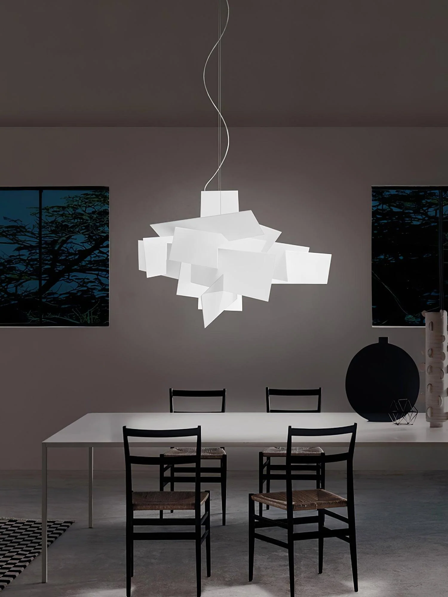 Ultalus Origami Starburst Pendant Light - Image 11