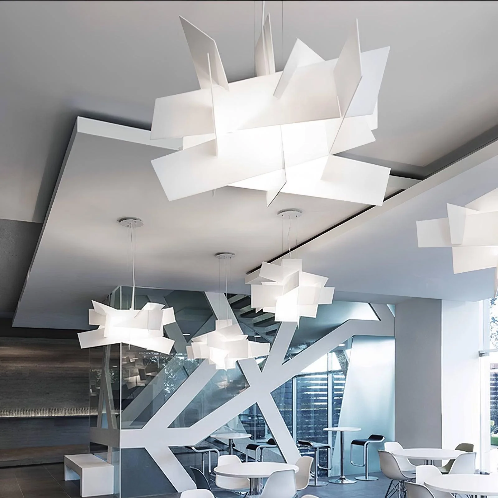 Ultalus Origami Starburst Pendant Light - Image 28